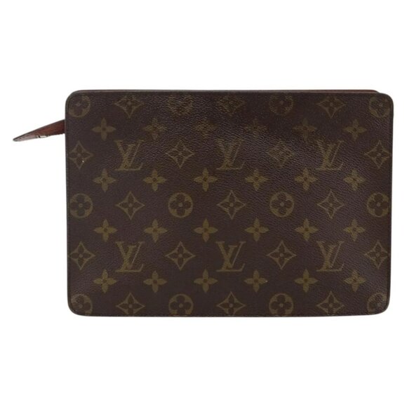LOUIS VUITTON Monogram Pochette Homme Clutch Bag M51795 LV Auth ep10935 - Picture 2 of 16